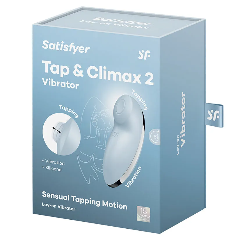 Satisfyer Tap and Climax 2 in Blue
