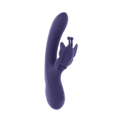 Evolved Wings Of Frenzy Thrusting Butterfly Dual Stimulator Purple