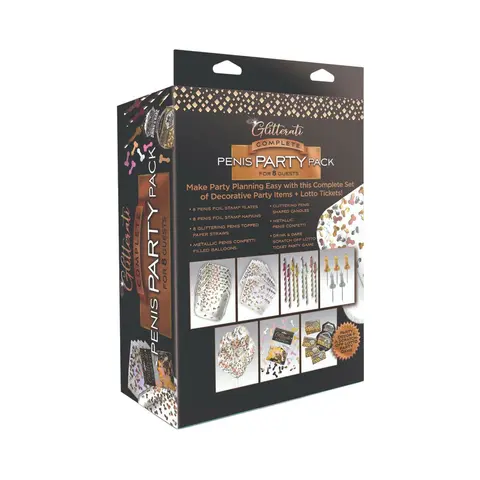 Glitterati Party Pack Penis