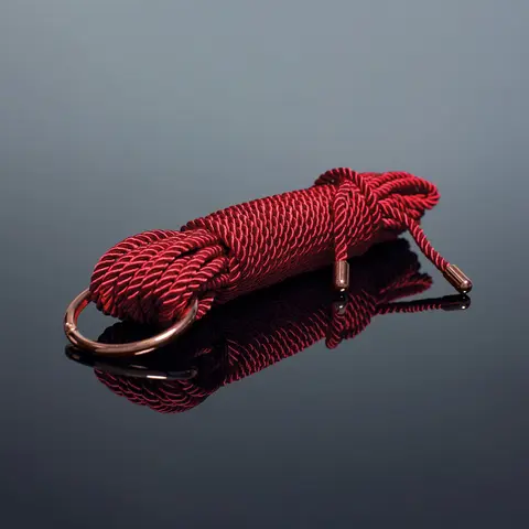 Coquette Pleasure Collection Silky Rope in Red