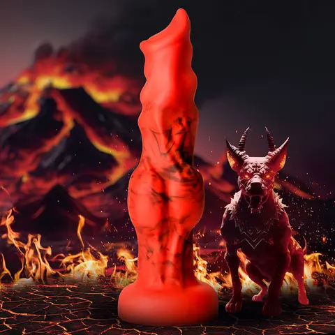 Creature Cocks Fire Hound Silicone Dildo S