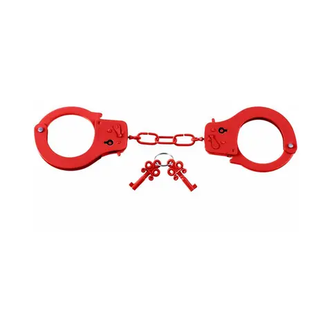Fetish Fantasy Series Metal Designer Handcuffs in Red