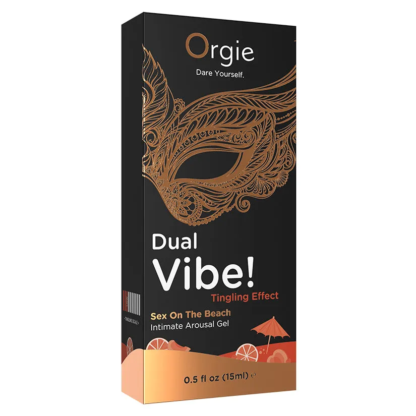 Orgie Dual Vibe! Intimate Arousal Gel Sex on The Beach