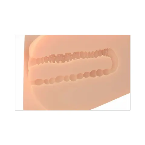 PDX Plus EZ Bang Torso Dual Entry Masturbator in Beige