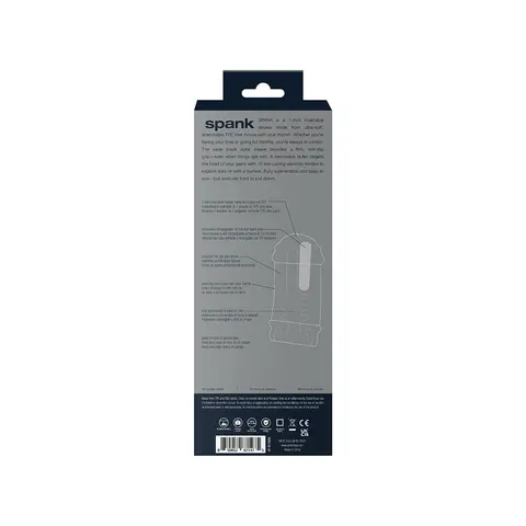 VeDO Spank Rechargeable Vibrating Stroker Clear