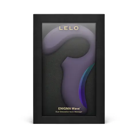 LELO Enigma Wave Suction Dual Stimulator in Cyber Purple