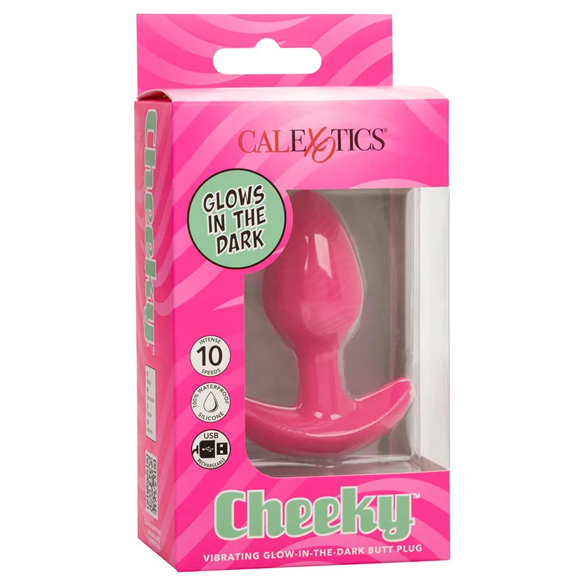 Cheeky Vibrating Glow-in-the-Dark Butt Plug