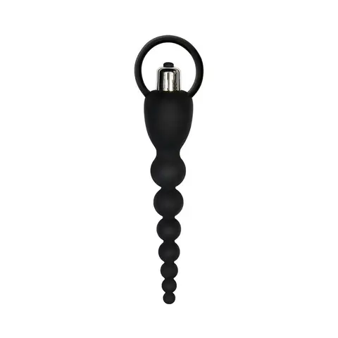 Adam & Eve Vibrating Silicone Anal Beads (Bag Packaging)