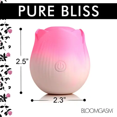 Bloomgasm Pulsing Petals Throbbing Rose Stimulator in Pink