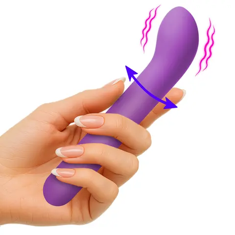 BANG! G-Spot Flexible Silicone Vibrator in Purple