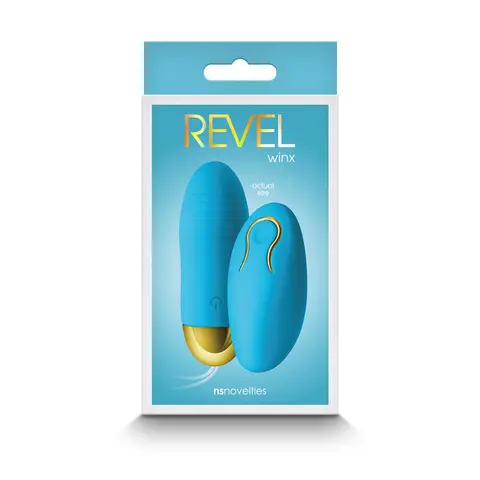Revel Winx Insertable Bullet with Remote in Blue