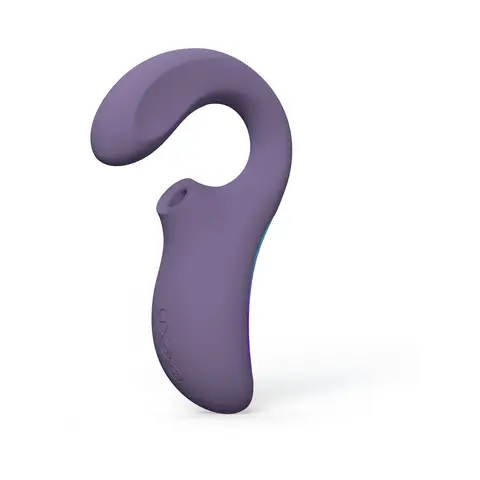 LELO Enigma Wave Suction Dual Stimulator in Cyber Purple