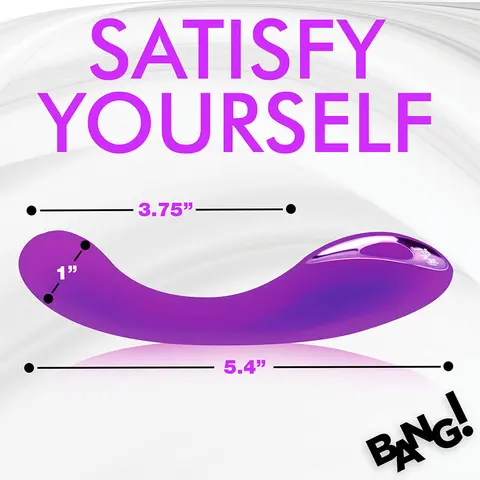 BANG! G-Spot Silicone Vibrator in Purple