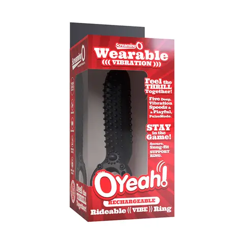 Screaming O Rechargeable O Yeah Silicone in Black