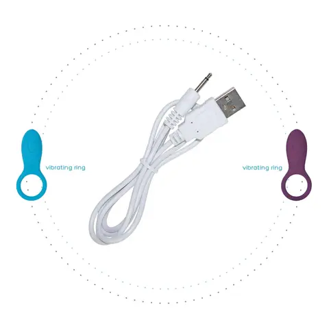plusOne® ring pin charging cable (2 pack)