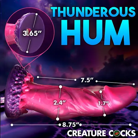Creature Cocks Xenox Vibrating Silicone Dildo with Remote