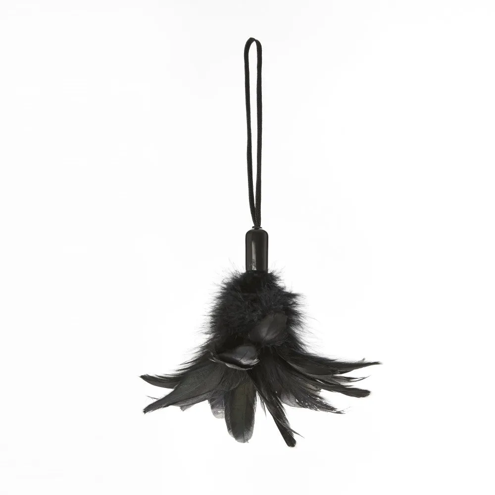 Sportsheets Pleasure Feather Tickler in Black