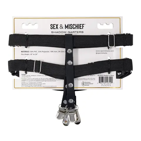 Sportsheets Sex & Mischief Shadow Garters