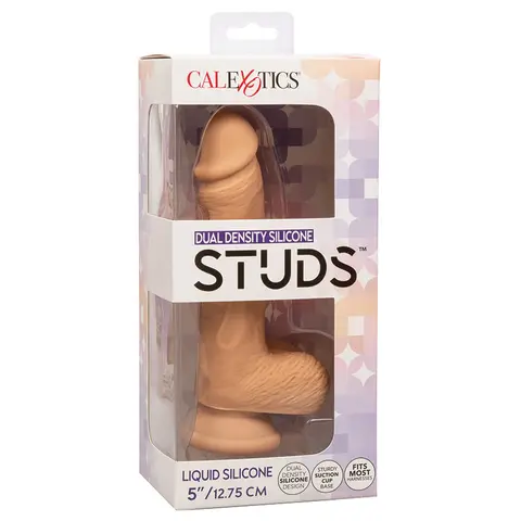 STUDS Dual Density Silicone 5 in. Dildo Ivory