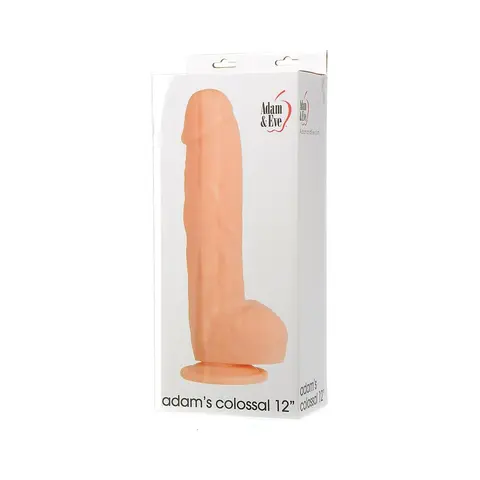 Adam & Eve Adam's Colossal 12 in. Dildo in Beige