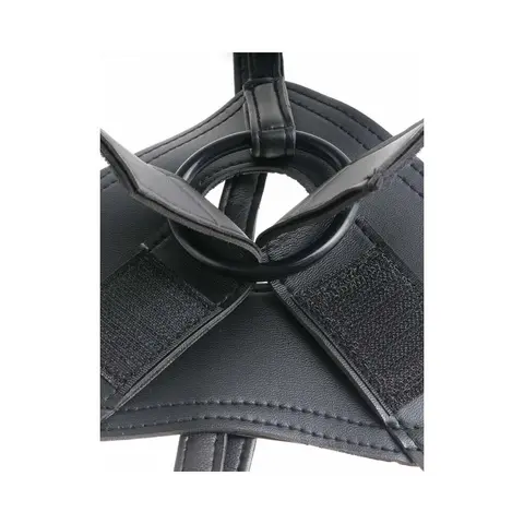 King Cock Strap-On Harness With 7 in. Cock Beige