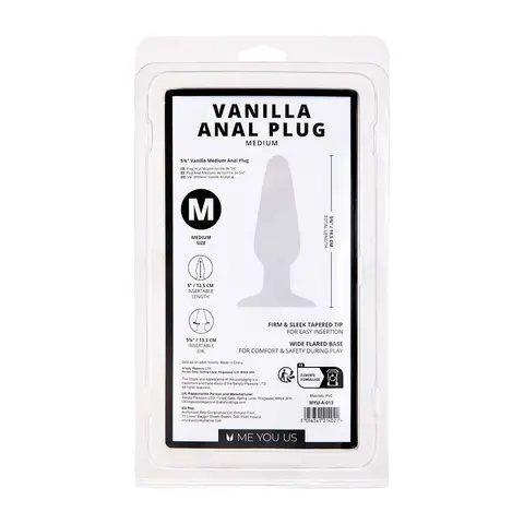 Me You Us Vanilla Medium Anal Plug