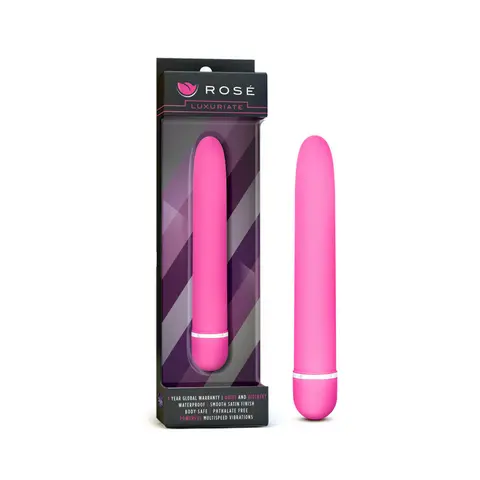 Rose Luxuriate Classic Slimline Vibrator in Pink