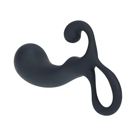 LEVELZ Bulb with Loop Silicone Prostate Massager Small in Black
