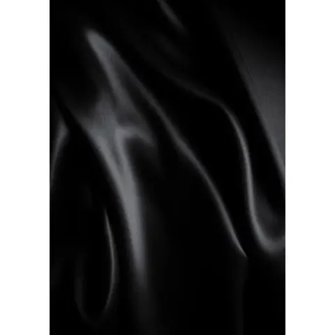 Ouch! Black & White Satin Bondage Tie Black