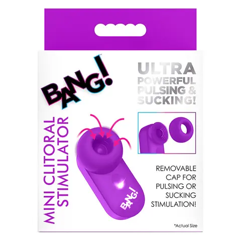 Bang! Mini Clitoral Stimulator in Purple