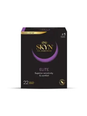 SKYN Elite 22 Count Non-Latex Lubricated Condoms