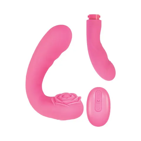 Desire Dual Vibrator 2 Piece in Pink