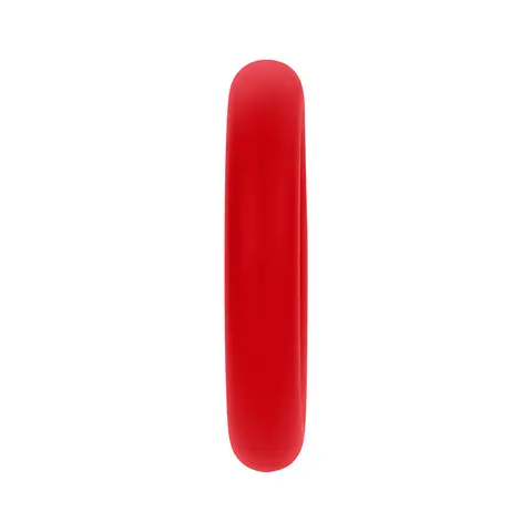 Forto F-61 3-Piece Silicone Cockring Set in Red