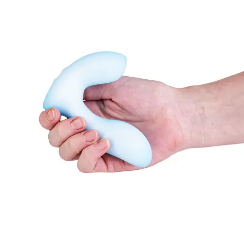 Softies Silicone Vibrator 5 in. in Blue