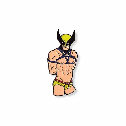 Geeky & Kinky The Wolf Enamel Pin