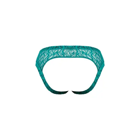 Male Power Ripple Moon Jock Teal L/XL