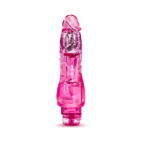Naturally Yours Fantasy Vibe Realistic 8.5 in. Vibrating Dildo in Pink
