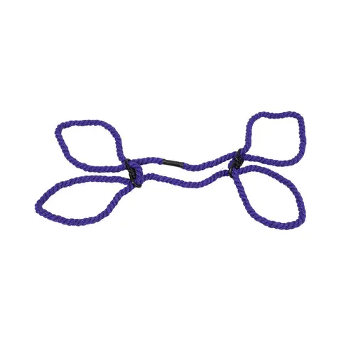 Merci Restrain 6mm Hemp Wrist or Ankle Cuffs in Violet