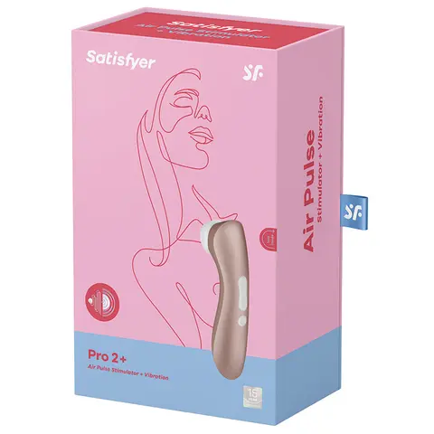 Satisfyer Pro 2+ Air Pulse Stimulator + Vibration Pink