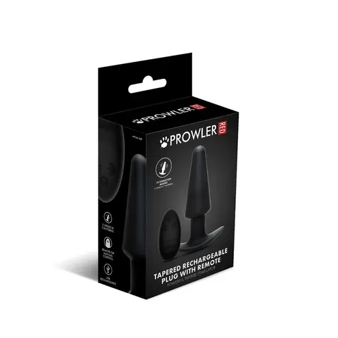 Prowler RED Tapered Rechargeable Plug with Remote