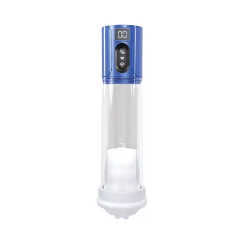PUMPED HyperLift Masturbator Suction Metallic in Blue