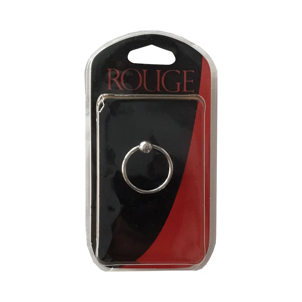 Rouge Stainless Steel Glans Ring with Pressure Point Ball