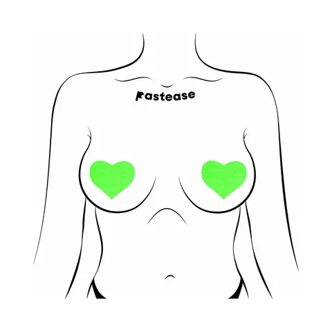 Pastease Love: Glow-in-the-Dark Hearts Pasties