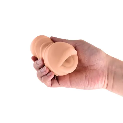 Pocket Pals Mouth Stroker in Tan