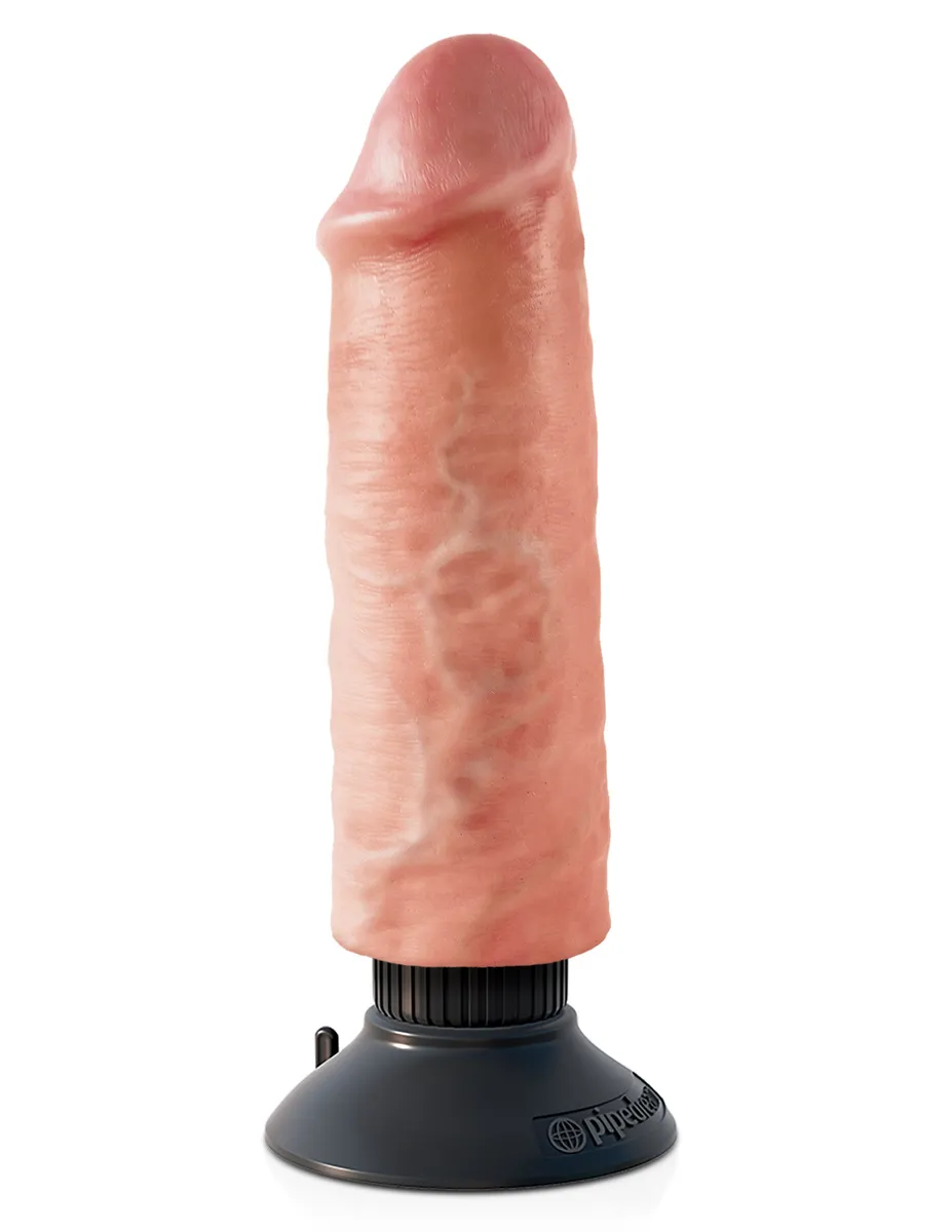 King Cock 6" Vibrating Cock