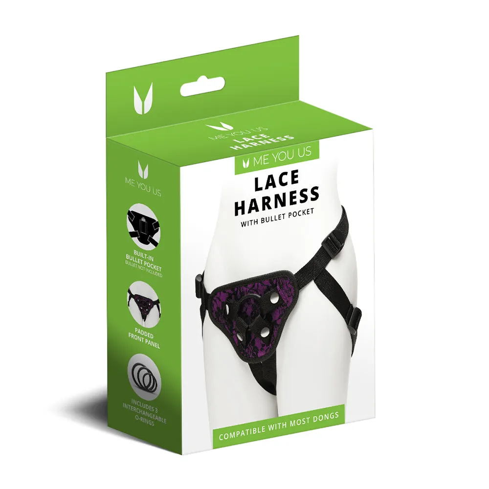 Me You Us Adjustable Harness in Purple