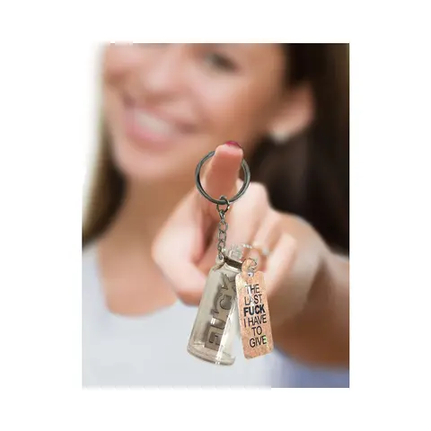 Last Fuck I Have To Give Key Chain