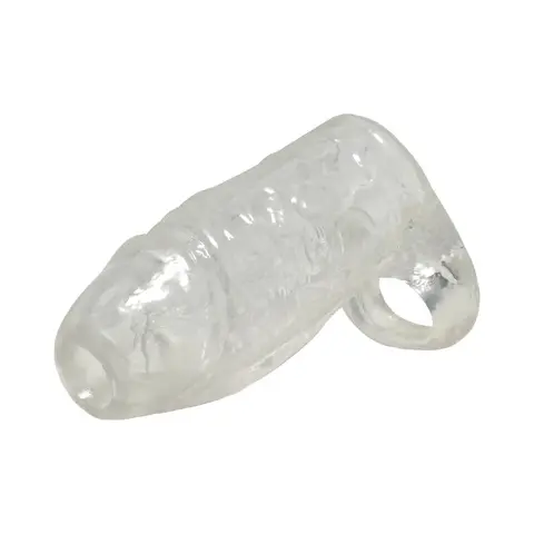 TitanMen Cock Sleeve with Ball Strap 4.5 in. Clear