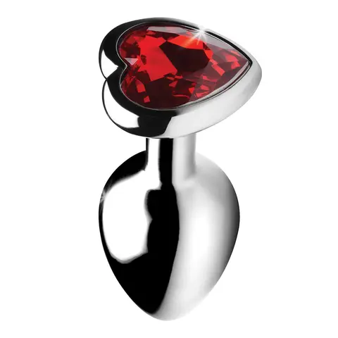 Booty Sparks Red Heart Gem Anal Plug Small