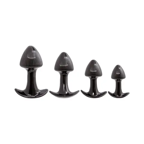 Walk Around Trainer Plugs 4-Piece Set in Black